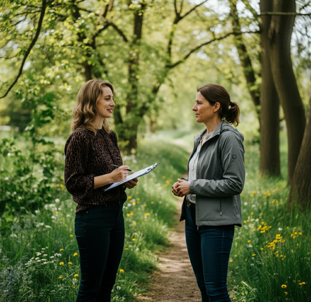 fiktive Coaching-Szene, erstellt mit nano banana